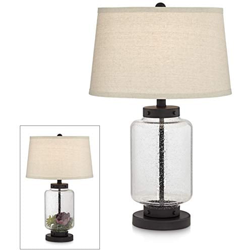 Pacific Coast Lighting Collectors Dream, Mainstays Fillable Glass Jar Table Lamp Base