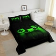 thumbnail image 4 of MesaSe Moderne Noir Bleu Joystick de Jeu Couettes et Duvets Grand Lit, 4 of 5