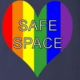 thumbnail image 3 of CafePress - Safe Space Middle Long Sleeve Dark T Shirt - Long Sleeve Dark T-Shirt, 3 of 4