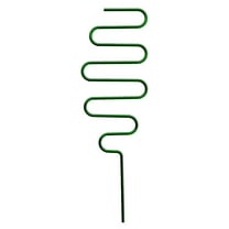 Qyaukm Small Trellis for Potted Plants, Metal Plant Trellis for Climbing Plants Potted Solid Vine Climbing Pergola for Ivy Vines Hoya Houseplants Flower Curved, a Green Flower Pot Stand 1Pc