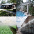 thumbnail image 2 of Flmtop 6/9/12/15/18m Pump Water Mist Spray Kit Garden Nebulizer Outdoor Misting System, 2 of 9
