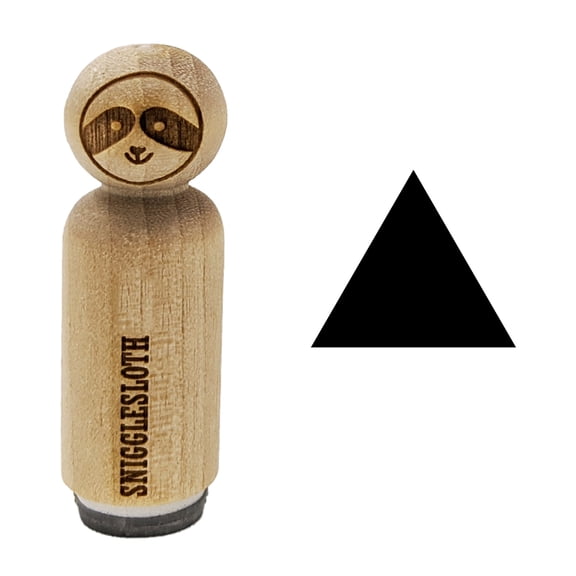 Triangle Solid Rubber Stamp for Scrapbooking Crafting Stamping - Mini 1/2 Inch