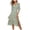 Green, variant on gakvbuo Summer Dresses for Women 2023 Summer Dresses for Women 2022 Fashion Women Summer Casual Print Dress V-Neck Short Sleeve Loose Dress