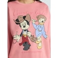 thumbnail image 4 of Disney Women's Minnie Mouse and Daisy Graphic Sweatshirt with Long Sleeves, Sizes XXS-2XL, 4 of 5