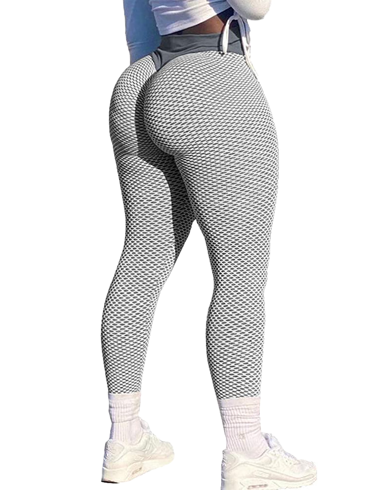 Damen Yoga Leggings Fitness Anti-Cellulite Tik Tok Leggings Fitness Butt Lift Hose