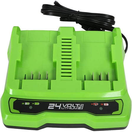 Greenworks 24V 4A Dual Port Charger 2961702