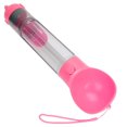 thumbnail image 2 of Botella de agua para perros de 500 ml, taza para beber, comedero para beber, pala, bolsa de basura, suministros para mascotas, color rosa, 2 of 5