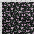 thumbnail image 3 of Soimoi Floral Vintage Printed Japan Crepe SatinFabric By The Yard 54 Inch Wide Decorative Sewing Fabric For Dresses Kimonos Gowns Black, 3 of 5