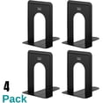 thumbnail image 4 of Mr. Pen- Book Ends, Black, 4 Pack, Heavy Duty Metal Bookends for Shelves, Book Holders for Shelves, 4 of 9
