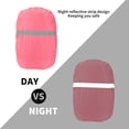 thumbnail image 5 of Unique Bargains Reflective Waterproof Backpack Rain Cover Pink, 5 of 6