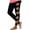 A03 Brown-Football Leggings Women, variant on Football Leggings Women Football Heart Print High Waist Stretchy Workout Pants Gym Yoga Team Fans Sport Pant XXL