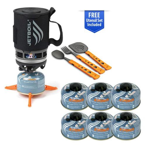 Jetboil Zip fuel Bundle - 6 Pack Cooking System