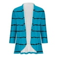 thumbnail image 4 of Birdeem Womens Non Positioning Printed Fashionable Loose Lace Cardigan Top, 4 of 4