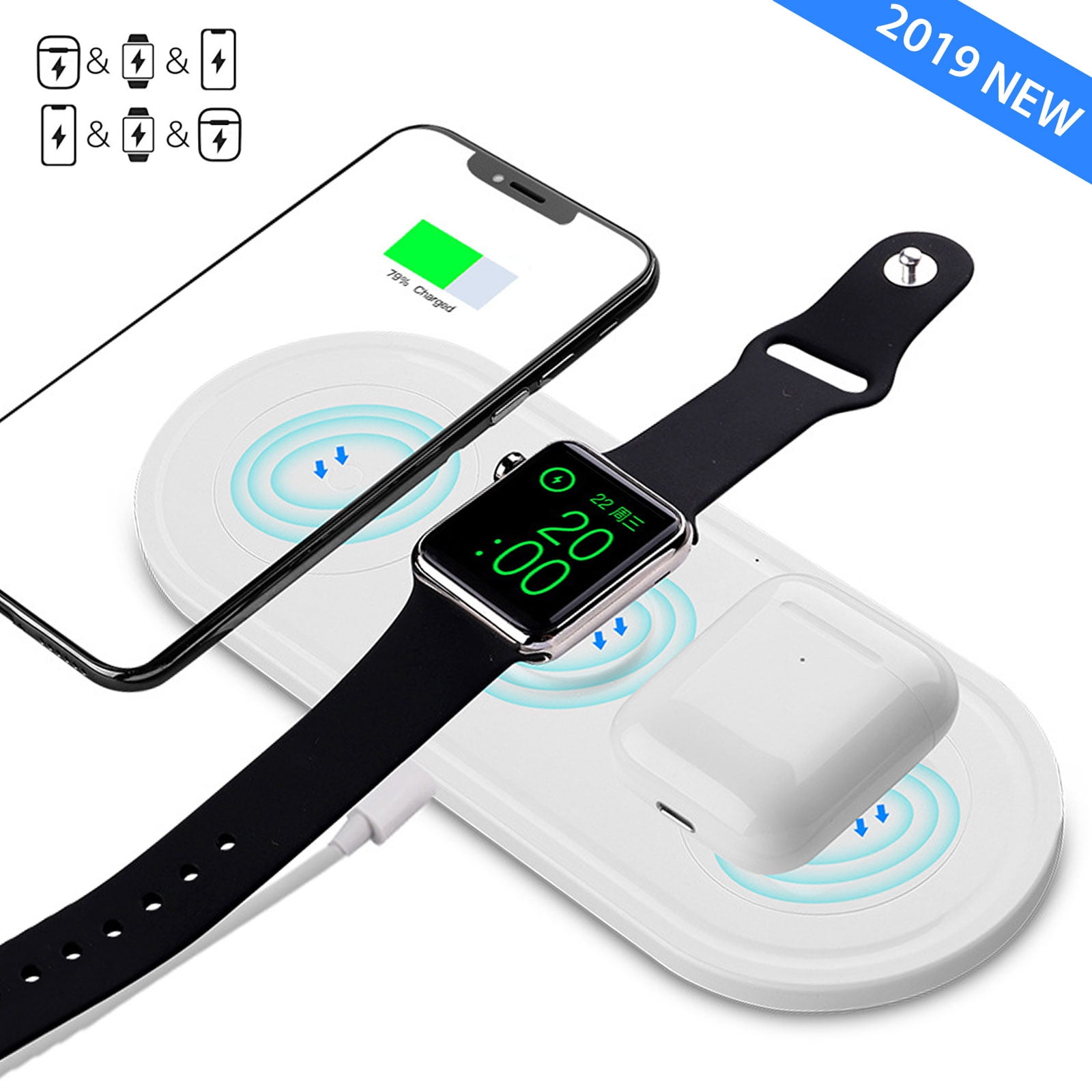 Wireless Charging Pad, EEEkit Qi Wireless Charger Dock for Multiple