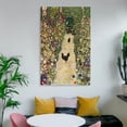 thumbnail image 6 of Gustav Klimt Garden Path with Chickens Prints Wall Art Poster Painting On Canvas Wall Art Poster Scroll Picture Print Living Room Walls Decor Home Posters 16x24inch(40x60cm), 6 of 6