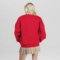 thumbnail image 2 of Women's Gameday Couture Red Houston Texans Classic Archives Premium Fleece Sweatshirt, 2 of 5