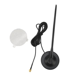 Antena GSM 900-1800 MHz 3 DBi Con Conector RP-SMA - Antena De Goma Impermeable Para Lorawan, Incluye Cable Extensión IPX A SMA