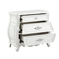 thumbnail image 6 of 4 Piece Bedroom Set, King Size Bed Frame Platform with Crystal Upholstered Headboard & 9 Drawers Dresser Cabinet & 1 Nightstand, Wood Bedroom Furniture Set, White, 6 of 9