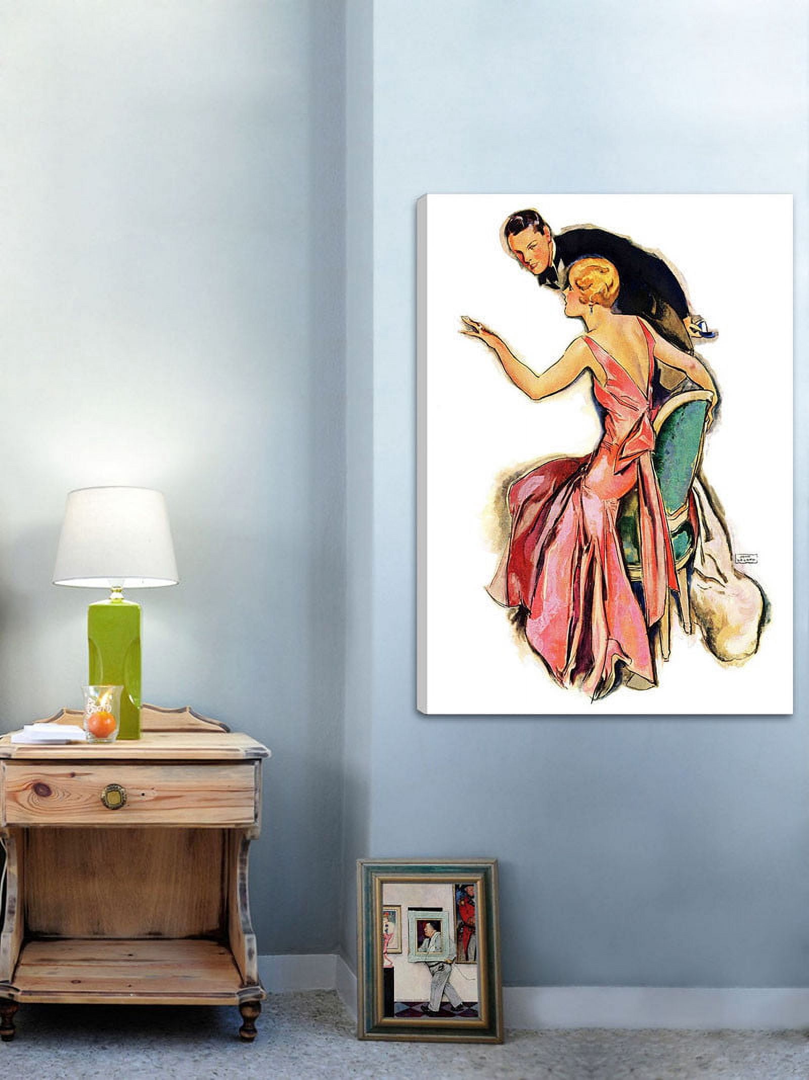 Marmont Hill "Engaged Couple" by John LaGatta Painting Print on Canvas