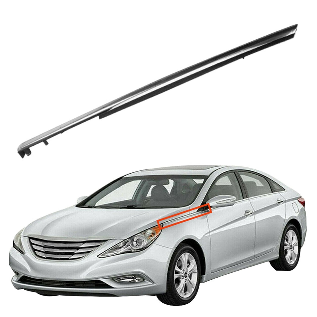 Labwork Front Fender Chrome Molding Trim 877713S001 Fit for 2011 2012 ...