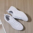 thumbnail image 4 of Girls White Cheerleading Cheer Shoes Womens Dance Sneakers Athletic Training Tennis Breathable Competition Walking Shoes, 4 of 8