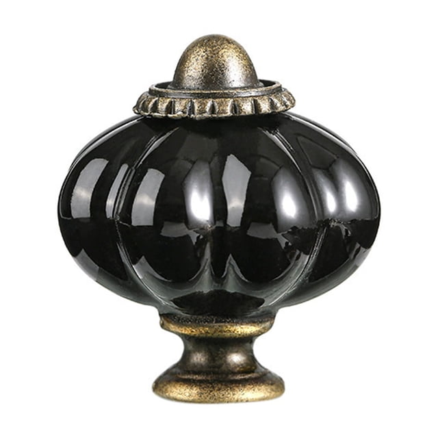 ZheElen Retro And Durable Ceramic Cabinet Handles For Kitchen Cabinets And Exquisite black