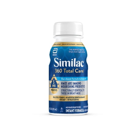 Similac 360 Total Care Ready-to-Feed Infant Formula, 8-fl-oz Bottle