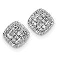 thumbnail image 1 of Sterling Silver Square CZ Post Earrings QE4943, 1 of 2