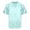 Light Blue, variant on Football Mesh Practice Athletic T Shirt Solid Color V Neck Short Sleeve Hop Sports T Shirt Mens Shirts Packs Dry Blend Turtle Neck Top for Men Big and Tall T Shirt Men Medium Shirts Soft T
