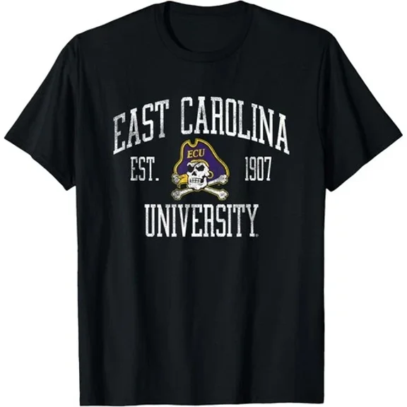 East Carolina Pirates Distressed Formal T-Shirt