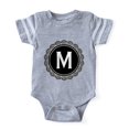 thumbnail image 1 of CafePress - Monogram Medallion M - Cute Infant Baby Football Bodysuit, 1 of 1
