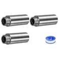thumbnail image 1 of Brazo de extensión para cabezal de ducha Uxcell, conexión de tubería de extensión de acero inoxidable G1/2 macho a hembra 2.75"/70mm 4pcs, 1 of 1