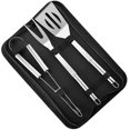 thumbnail image 1 of 3pcs BBQ Accessories Stainless Steel BBQ Grill Tools Set - Premium Barbecue Grill Utensils Set in Aluminum Case - Perfect Grilling Presents Kit for Da, 1 of 2