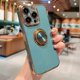 thumbnail image 3 of Luxury Magnetic Plating Silicone Case For iPhone 15 14 13 12 11 Pro Max XS XR 7 8 Plus SE 2020 2022 Full Covers With Ring Holder, 3 of 5