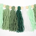 thumbnail image 3 of SHISUYAN Green Cotton Tassel Rope Wall Hanging Decoration for Home Decor Practical and Chic 7.5 Inches, 3 of 8