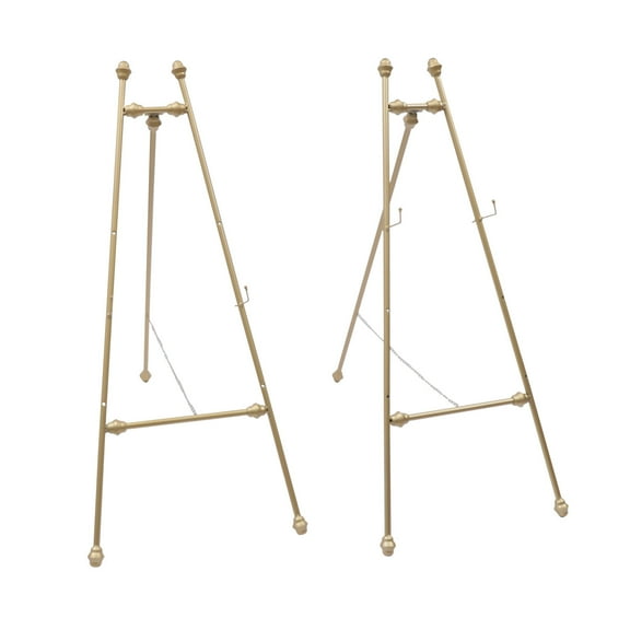 Adjustable Display Easel Stands Metal Floor Mount for Celebrations with 7cm Hook