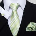 thumbnail image 1 of Cravate de Soirée pour Hommes Mode Foulard Carrée Boutons de Manchette Combinaison, 1 of 6