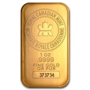 1 oz Gold Bar - (Old Style In Assay)