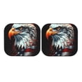 thumbnail image 7 of Haiem USA Bald Eagle Car Windshield Sun Shade (2 Pieces) Foldable Windshield Sun Shade Car Accessories for Truck SUV Pickup-Large, 7 of 7