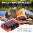 thumbnail image 2 of Double-Sided Fishing Lure Tackle Box, Clear Plastic Organizer for Hooks, Baits & Accessories, Waterproof Fly Fishing Storage Case, Small & Large Sizes Available, 2 of 8