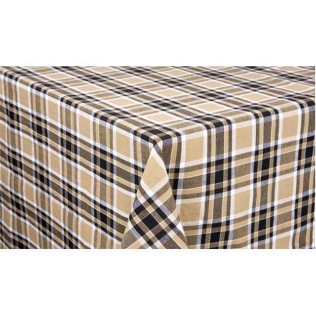 60 x 86 in. Table Cloth, Black Haze