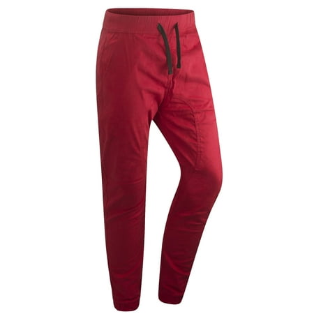 Goes Gray Pants - Slim Stretch Twill Drawstring Scrunched Joggers HEAVY WEIGHT