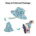 thumbnail image 4 of Husfou Baby Sun Hat, Summer Hats for Girls Boys UPF 50+ Toddler Beach Hat Kids Sun Hat for 6 months-5 years Wide Brim Children Caps Sun Protection, 4 of 6