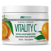American Nutriceuticals Vitality C - 200 grams | Ultra High-Potency Vitamin C Powder Without Gastric Distress | Enhanced Absorption, Neutral pH
