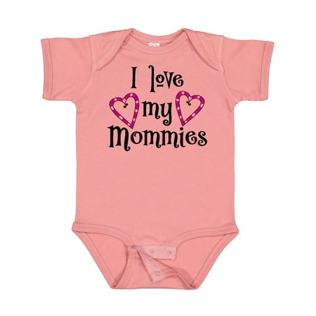 

Inktastic I Love My Mommies- Hearts Gift Baby Boy or Baby Girl Bodysuit