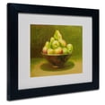 thumbnail image 2 of Trademark Fine Art "Still Life with Pears" Canvas Art by Rio, Black Frame, 2 of 2