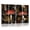 Color 1, variant on 8 Pack Art Acoustic Panels Sound Absorbing Mushroom Seamless Boho Black Brown Mushroom Forest Vintage Decorative Soundproof Wall Panels Self Adhesive for Nursery Game Room Bedroom 48"x32"