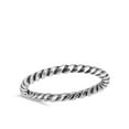 thumbnail image 4 of Oxidized Rope Wedding Stackable Ring .925 Sterling Silver Toe Band Jewelry Female Male Size 10, 4 of 4