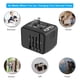 thumbnail image 4 of Adaptador de corriente universal para viajes internacionales con cargador de pared inteligente de alta velocidad 2.4A 4xUSB, adaptador europeo, adaptadores de enchufes de salida de CA en todo el, 4 of 4