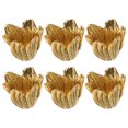 thumbnail image 1 of 6pcs Flower Bead Cap Metal Bead Caps Assortment Flower Spacer Bead End Caps, 1 of 8